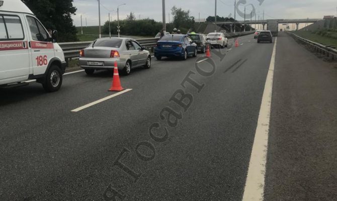 В Тульской области произошло массовое ДТП