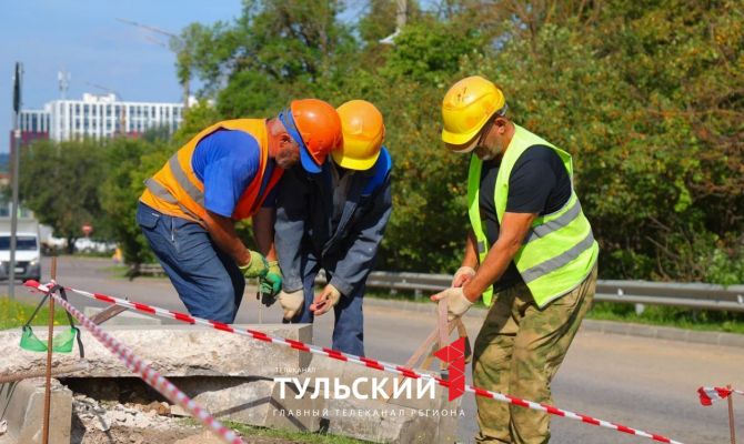 Трамвайное движение на Орловском мосту в Туле откроют позже