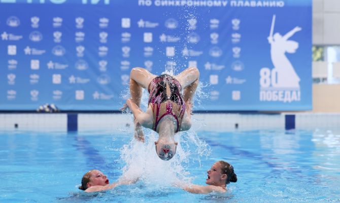 Тулячки выступили на Всероссийских соревнованиях по синхронному плаванию в Санкт-Петербурге