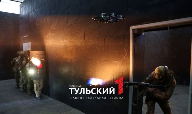 Росгвардейцы в Туле отработали уничтожение боевика