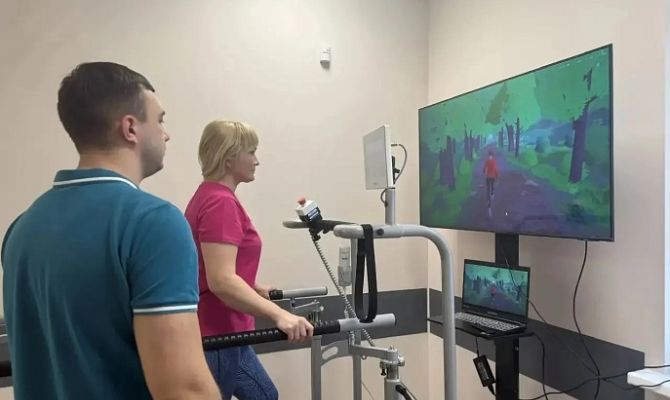 В Тульском онкоцентре появилась беговая дорожка и велотренажер