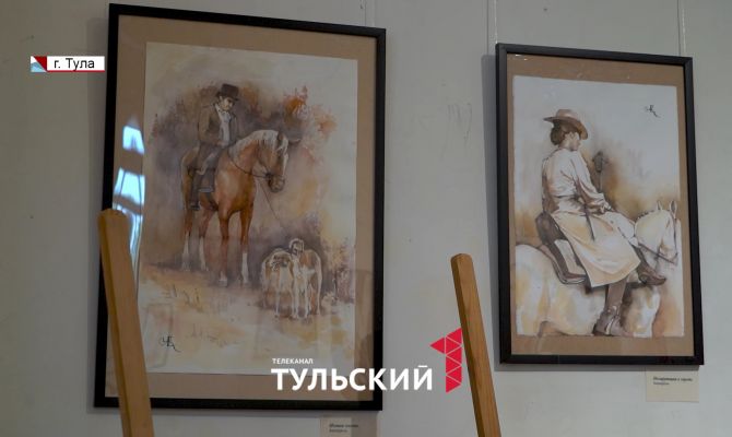 Тульская художница пишет картины в стиле фотографий XIX века