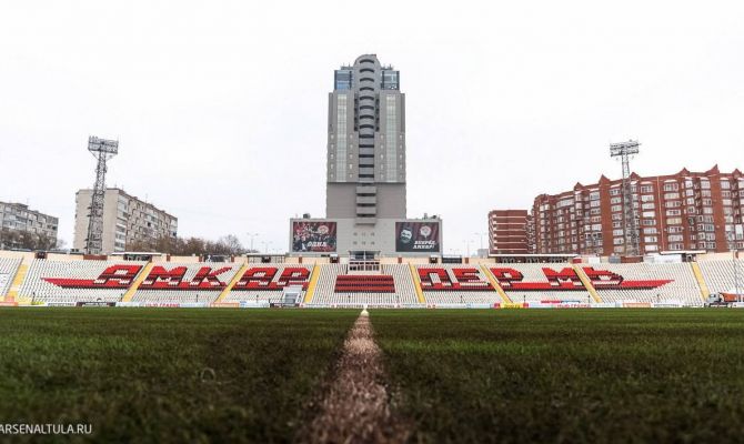 Перерыв в матче «Амкар» (мол.) - «Арсенал» (мол.). Счет 0:1