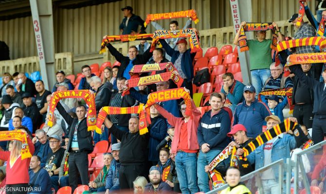 В Туле началась продажа билетов на матч "Арсенал" - "Сокол"