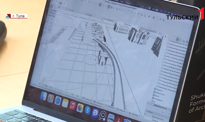 Молодые архитекторы предложили установить на главной площади Тулы мост