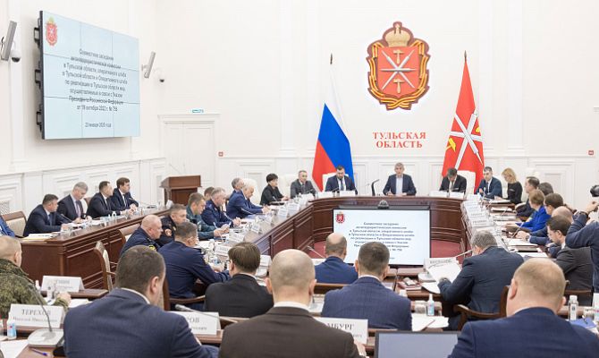 В Тульской области прошло внеплановое заседание антитеррористической комиссии