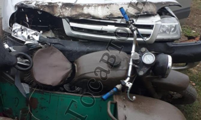 В Суворовском районе водитель Chevrolet Niva не уступил дорогу «УРАЛУ»