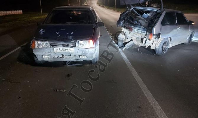 В Тульской области на трассе М-2 «Крым» столкнулись два «ВАЗа»