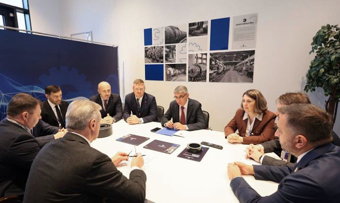 Дмитрий Миляев обсудил с представителям "Газпрома" развитие сотрудничества