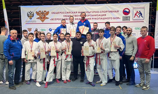 Юные спортсмены из Тулы заняли призовые места в первенстве России по рукопашному бою