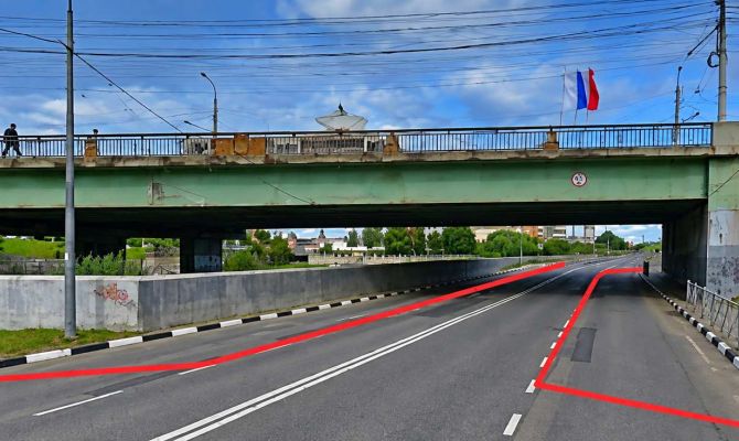 Под Пролетарским мостом в Туле на два дня изменят движение