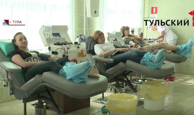 Туляки поделились своей кровью. РЕПОРТАЖ 