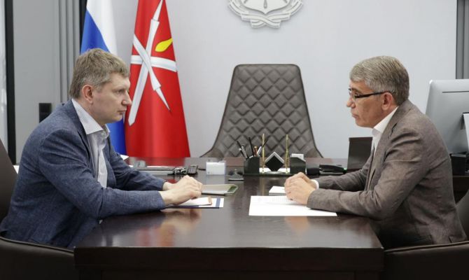 Дмитрий Миляев встретился с министром экономического развития России Максимом Решетниковым