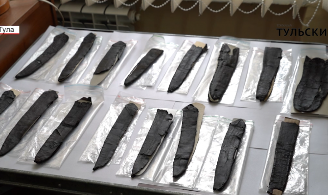 Тульские археологи отреставрировали самую крупную в России находку ножен