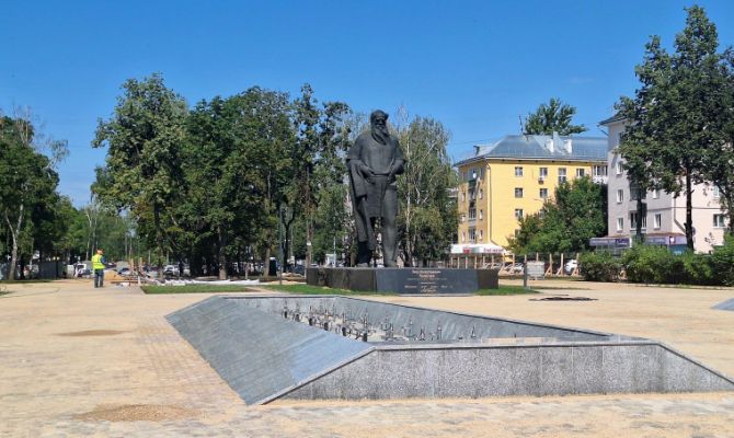 Каким будет сквер имени Льва Толстого после ремонта в Туле
