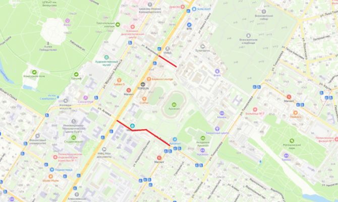 Где в Туле временно ограничат движение 25 июля