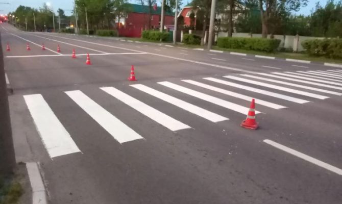 В Туле обновят дорожную разметку на 972 пешеходных переходах