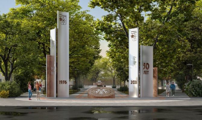 Каким будет сквер на перекрестке Староникитской и Оборонной в Туле после благоустройства