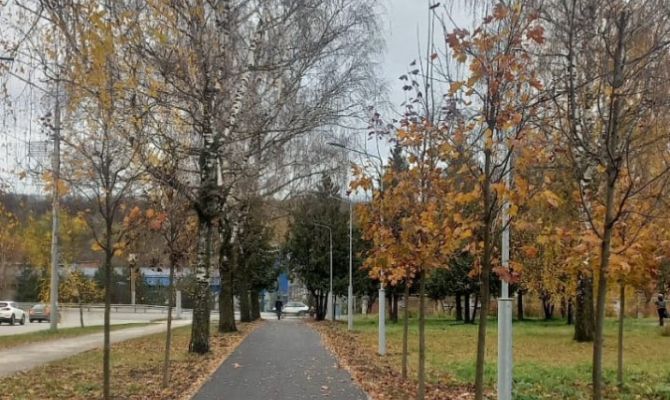 На веломаршруте «Лев Толстой» появилось 75 фонарей