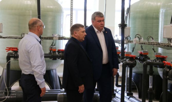 В поселке Шатск под Тулой модернизировали станцию водоподготовки