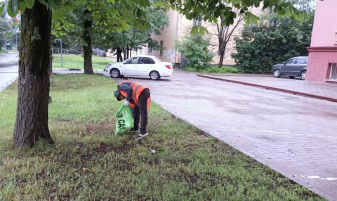 За сутки с улиц Тулы вывезли 51 кубометр дорожного смета