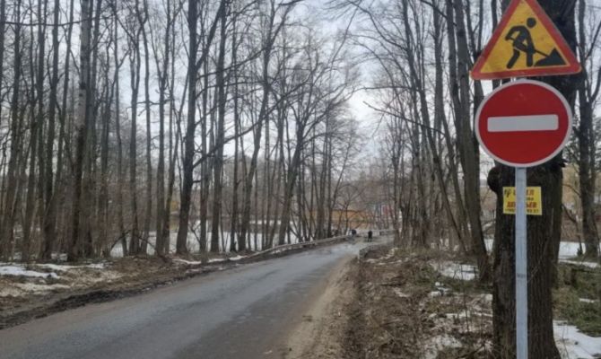 В тульской деревне Мыза ограничили движение из-за паводка