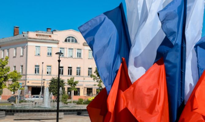 Как Тулу украсили ко Дню России