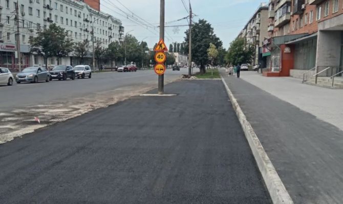 Готовность Красноармейского проспекта в Туле превышает 65%