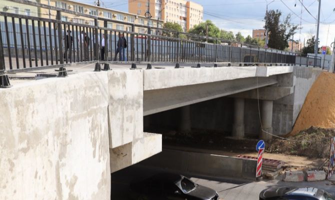 В Туле планируют временно открыть движение по Орловскому путепроводу