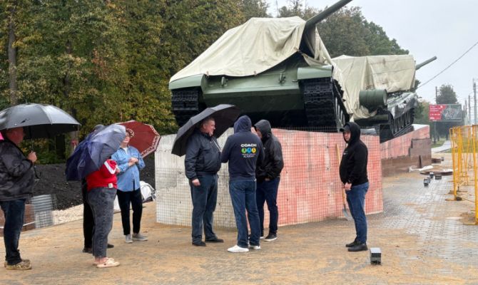 Мемориал танковой колонне «Димитрий Донской» в Туле готовят к открытию