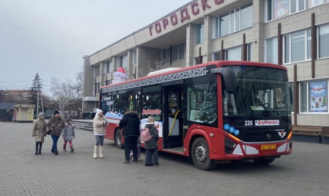 Дедморобус прокатит юных туляков на новогодних праздниках