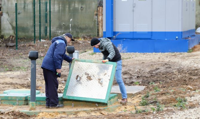 Тульский поселок Плеханово подключили к централизованной системе водоотведения