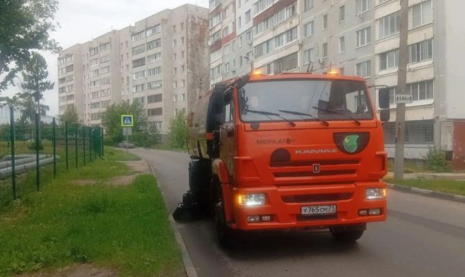 За сутки с улиц Тулы вывезли 46 кубометров смета