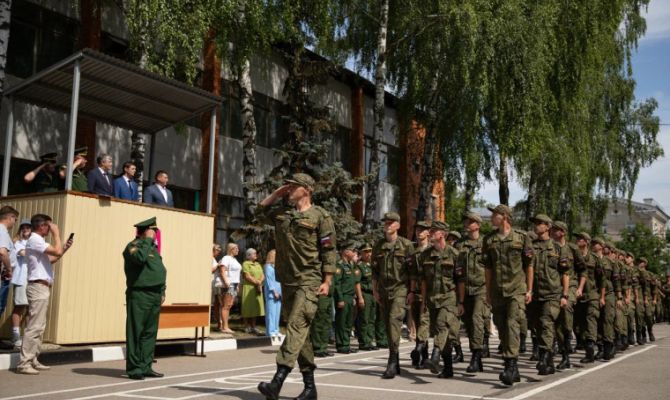 Курсанты военного учебного центра ТулГУ завершили подготовку