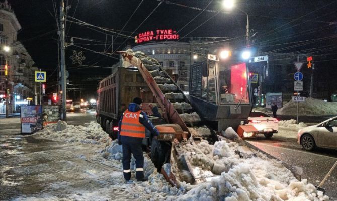 10 марта для уборки улиц Тулы вышли почти 300 единиц техники