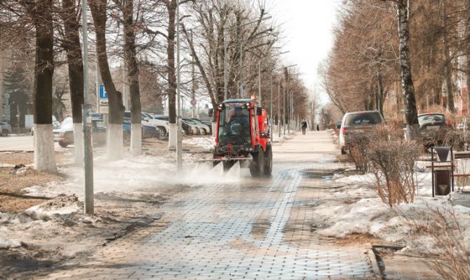 Улицы и дороги Тулы приведут в порядок после зимы
