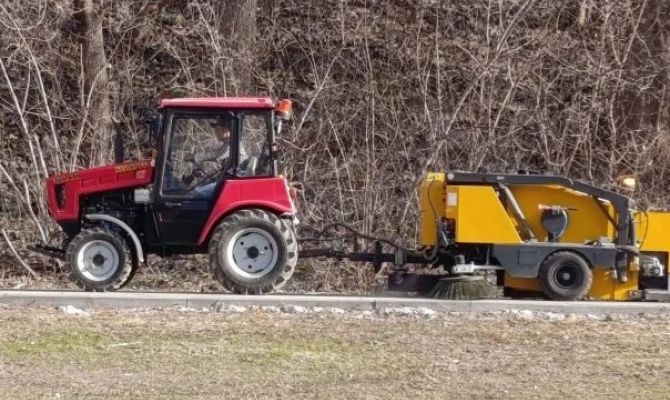 332 кубометра смета вывезли с улиц Тулы за сутки