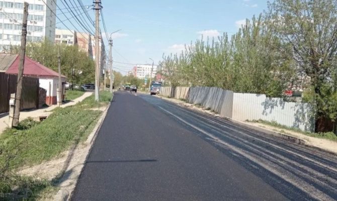 Улицу Новомосковскую в Туле отремонтировали на 60%