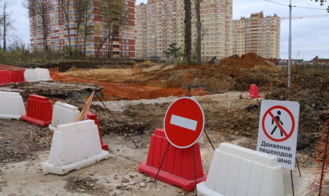 Названа дата завершения строительства дороги от улицы Генерала Маргелова до Калужского шоссе