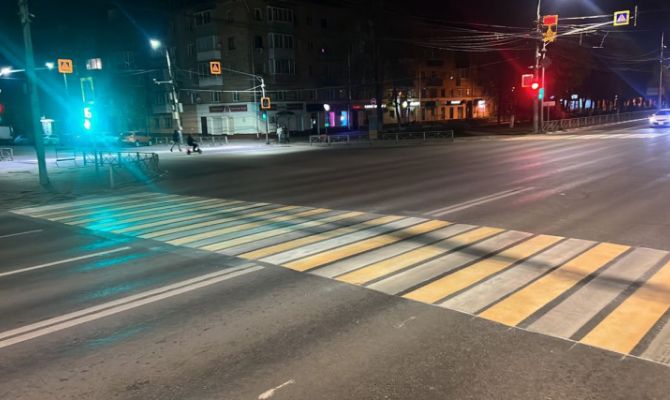Где в Туле обновили пешеходные переходы