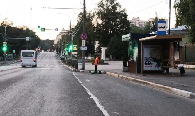 За сутки с улиц Тулы вывезли 44 кубометра смета