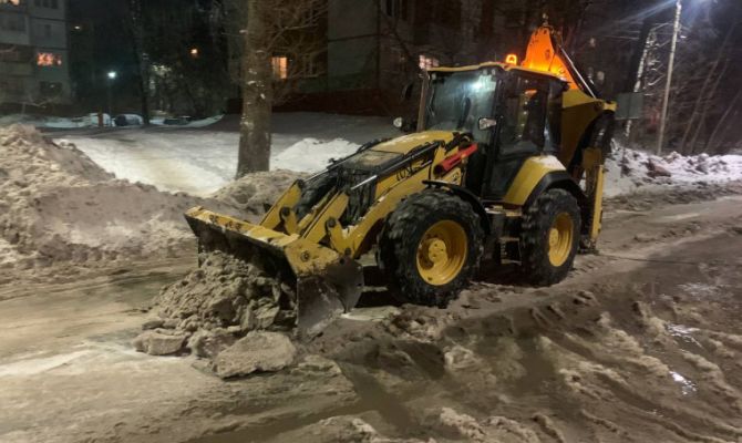 За прошедшие сутки из Тулы вывезли 130 кубометров снега