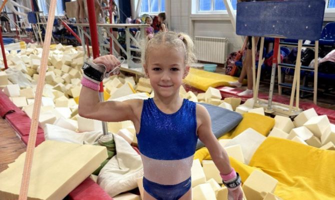 7-летняя гимнастка из Тулы попала в Книгу рекордов России