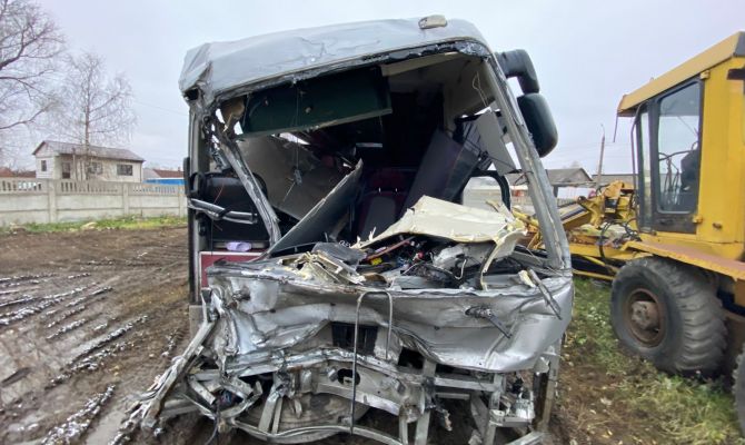  Стала известна причина аварии с пассажирским автобусом в Богородицком районе