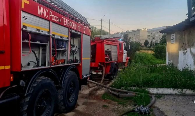 За сутки в Тульской области потушили два пожара