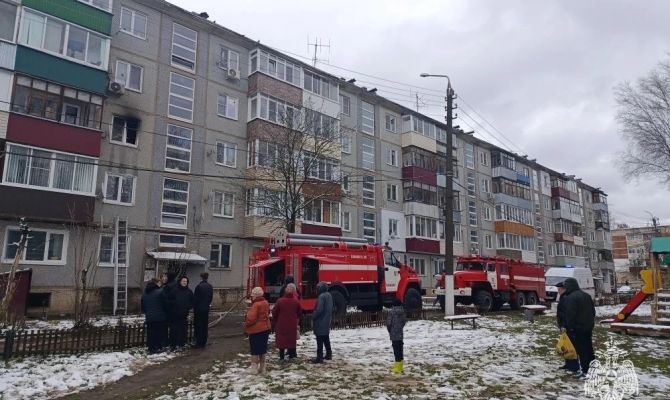 На пожаре под Ясногорском пострадала 96-летняя бабушка 