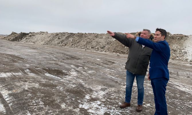 Туляки пожаловались на снежный полигон в районе улицы Чмутова