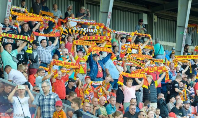 В Туле стартовала продажа билетов на матч "Арсенал" - "Уфа"