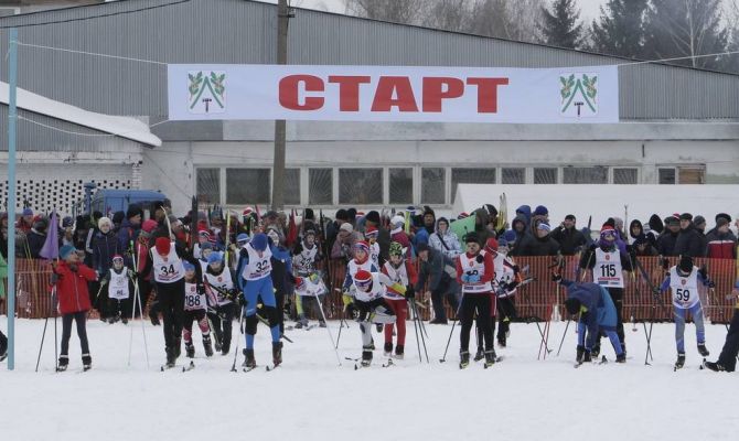 В Тульской области прошла "Лыжня Веденина"-2017. Фоторепортаж