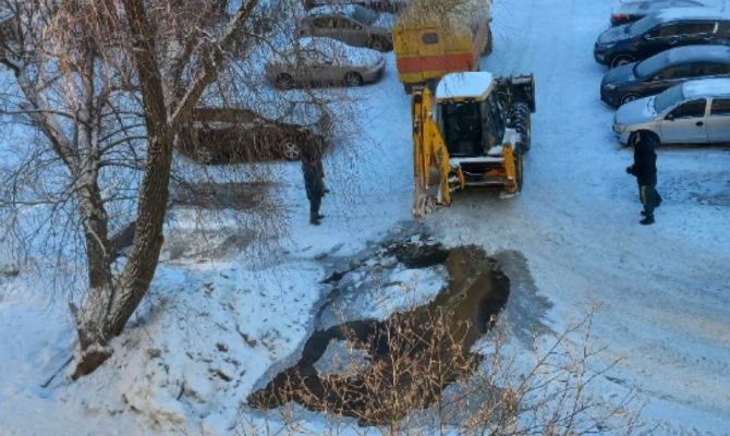 В Ясногорске восстановили водоснабжение после порыва трубы